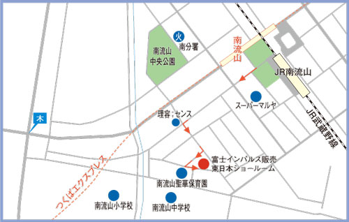 東京ショールームガイドマップ