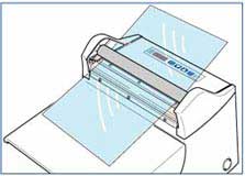 フィルムがシール部を通過