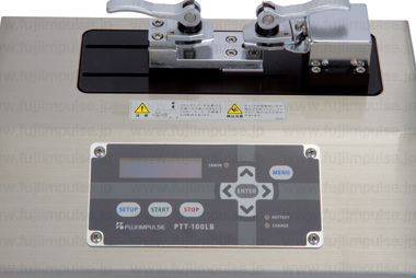 PTT-100LBコントロールパネル部の拡大写真