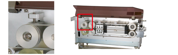 デザインローラー取り付け位置の確認のための画像