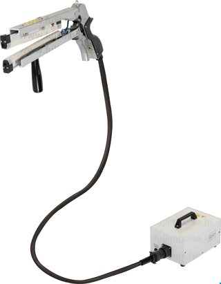 縦型ハンディ：上下加熱式モデル;前側よりの写真